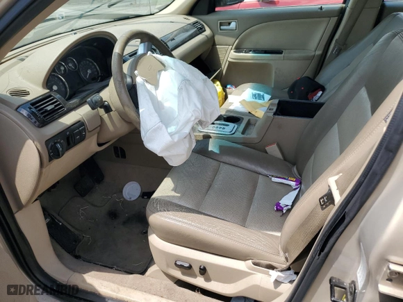 2007 Mercury Montego Premier with VIN 1MEHM42137G602296, listed as a Copart auction lot 53970184 with 0 mi miles and Salvage Title. Bid and sale history available at carsss.com. Image 7.