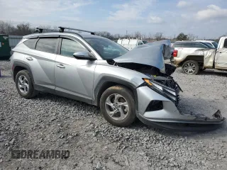 2023 Hyundai Tucson SEL with VIN 5NMJB3AE5PH218424, listed as a Copart auction lot 43697095 with 56,150 mi miles and Salvage Title. Bid and sale history available at carsss.com. Image 4.