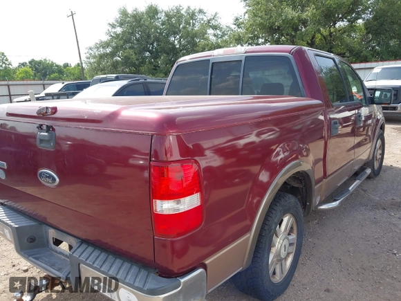 2004 Ford F-150 XLT with VIN 1FTPW12544KC96453, listed as a IAAI auction lot 42644131 with 202,917 mi miles and . Bid and sale history available at DreamBid. Image 4.