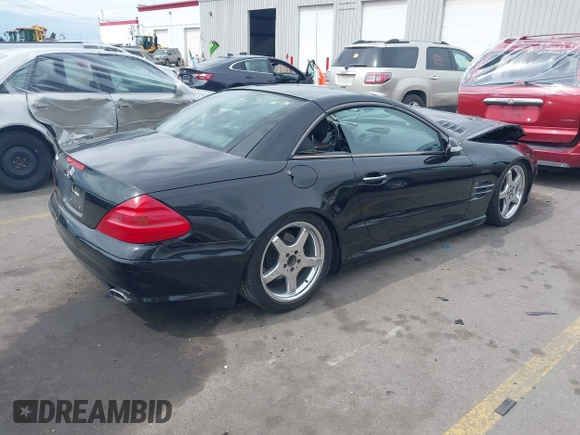 2003 Mercedes-Benz SL 500 with VIN WDBSK75FX3F029398, listed as a IAAI auction lot 42289295 with Not provided miles and . Bid and sale history available at DreamBid. Image 4.