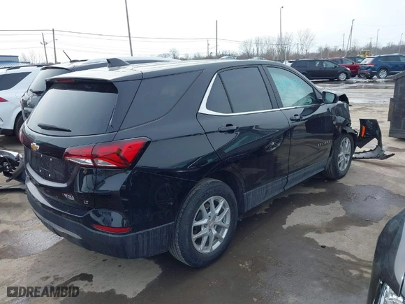 2023 Chevrolet Equinox LT with VIN 3GNAXKEG5PL153821, listed as a IAAI auction lot 41601582 with 20,743 mi miles. Bid and sale history available at carsss.com. Image 4.