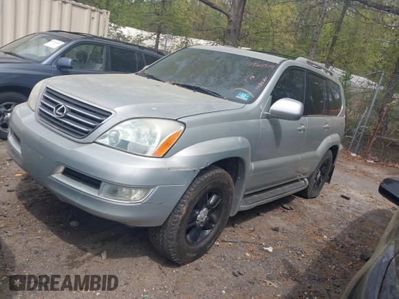 2004 Lexus GX 470 with VIN JTJBT20X140029695, listed as a IAAI auction lot 41960374 with 219,894 mi miles and . Bid and sale history available at DreamBid. Image 2.