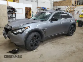 2016 Infiniti QX70 with VIN JN8CS1MW1GM751983, listed as a Copart auction lot 87280964 with Not Provided miles and Salvage Title. Bid and sale history available at DreamBid. Image 1.