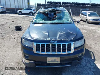 2013 Jeep Grand Cherokee Overland with VIN 1C4RJFCT2DC536899, listed as a IAAI auction lot 41853217 with 1 mi miles. Bid and sale history available at carsss.com. Image 11.