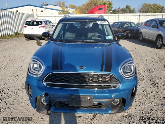 2022 MINI Countryman Cooper S with VIN WMZ83BR05N3N95507, listed as a Copart auction lot 76240614 with 23,900 mi miles and Salvage Title. Bid and sale history available at carsss.com. Image 5.