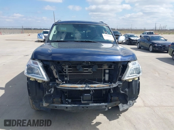 2020 Nissan Armada SL with VIN JN8AY2ND4L9108176, listed as a IAAI auction lot 41590846 with 115,588 mi miles. Bid and sale history available at carsss.com. Image 12.