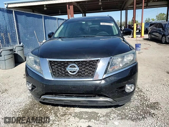2015 Nissan Pathfinder S with VIN 5N1AR2MN8FC699733, listed as a Copart auction lot 53211155 with 99,153 mi miles and Salvage Title. Bid and sale history available at carsss.com. Image 14.