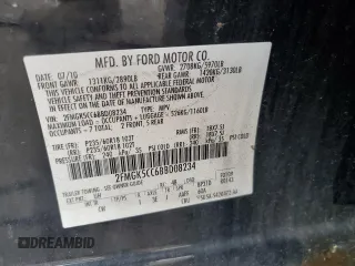 2011 Ford Flex SEL with VIN 2FMGK5CC6BBD08234, listed as a Copart auction lot 54064785 with 204,831 mi miles and Clean Title. Bid and sale history available at carsss.com. Image 13.