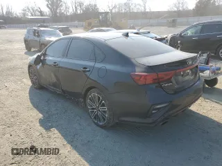 2021 Kia Forte GT with VIN 3KPF44AC9ME274440, listed as a Copart auction lot 46669615 with 73,572 mi miles and Salvage Title. Bid and sale history available at carsss.com. Image 2.