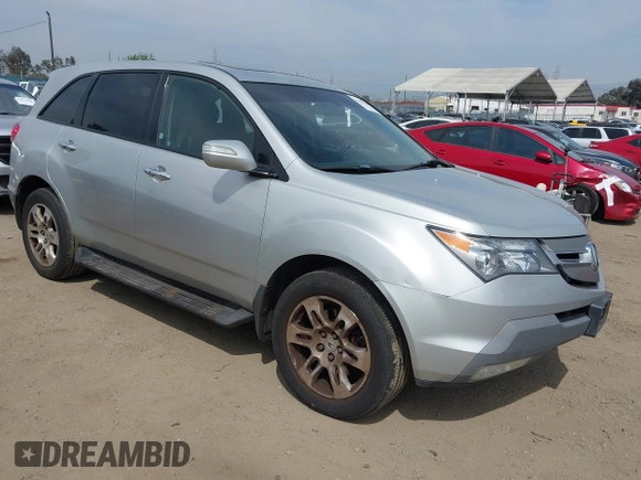 2009 Acura MDX Tech Pkg with VIN 2HNYD28649H519230, listed as a IAAI auction lot 42041236 with 122,975 mi miles. Bid and sale history available at carsss.com. Image 1.