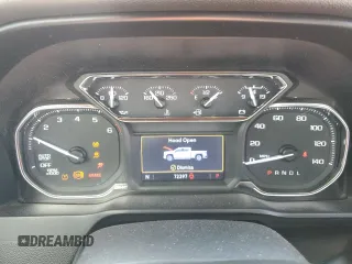 2020 GMC Sierra 1500 SLT with VIN 3GTP8DED3LG324005, listed as a Copart auction lot 52214755 with 72,397 mi miles and Salvage title. Bid and sale history available at DreamBid. Image 9.