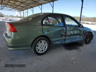 2004 Honda Civic LX with VIN 2HGES16544H519953, listed as a Copart auction lot 46410985 with 155,076 mi miles and Salvage Title. Bid and sale history available at DreamBid. Image 3.