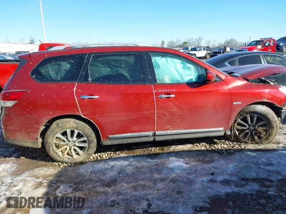 2014 Nissan Pathfinder Platinum with VIN 5N1AR2MM6EC627614, listed as a IAAI auction lot 41420846 with 141,342 mi miles and . Bid and sale history available at DreamBid. Image 12.