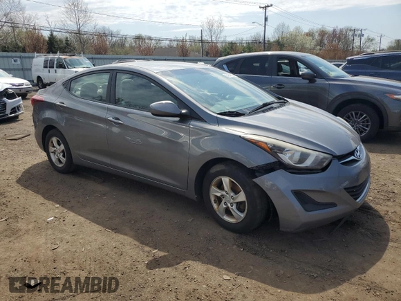 2014 Hyundai Elantra SE with VIN 5NPDH4AE9EH495336, listed as a Copart auction lot 54343835 with 156,603 mi miles and Salvage Title. Bid and sale history available at DreamBid. Image 4.