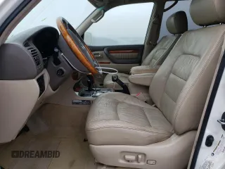 2004 Lexus LX 470 with VIN JTJHT00W343547828, listed as a Copart auction lot 48982045 with 196,877 mi miles and Salvage Title. Bid and sale history available at DreamBid. Image 7.