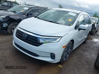 2022 Honda Odyssey Elite with VIN 5FNRL6H91NB058941, listed as a IAAI auction lot 42320293 with 30,977 mi miles and . Bid and sale history available at DreamBid. Image 18.