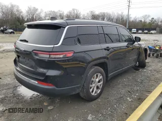 2022 Jeep Grand Cherokee Limited with VIN 1C4RJJBG8N8554545, listed as a Copart auction lot 44686215 with 69,545 mi miles and Salvage title. Bid and sale history available at DreamBid. Image 3.