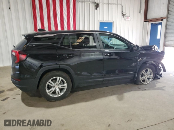 2024 GMC Terrain SLE with VIN 3GKALTEG7RL335778, listed as a Copart auction lot 55451515 with 28,324 mi miles and Salvage title. Bid and sale history available at DreamBid. Image 3.