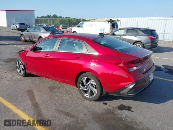 2025 Hyundai Elantra SEL Convenience z VIN KMHLS4DG2SU877358, wystawiony jako IAAI lot #41996158 z przebiegiem 3 141 mil mil oraz . Historia ofert i sprzedaży dostępna na DreamBid. Obrazek 3.