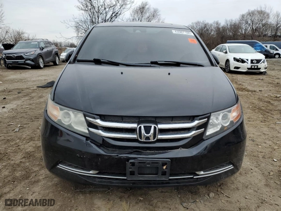 2016 Honda Odyssey EX-L with VIN 5FNRL5H64GB037505, listed as a Copart auction lot 43907105 with 208,709 mi miles and Salvage Title. Bid and sale history available at carsss.com. Image 5.