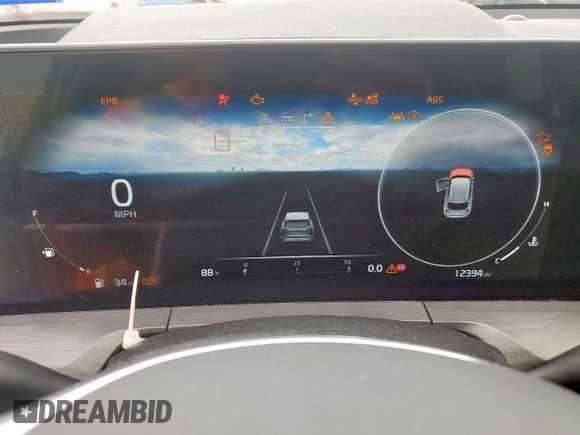 2024 Kia Telluride SX Prestige X-Pro с VIN 5XYP5DGC6RG510805, выставлен на аукционе Copart как лот 57130745 с пробегом 12 394 миль миль и Списание • Salvage title. История ставок и продаж доступна на DreamBid. Изображение 9.