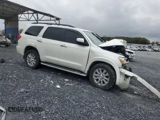 2010 Toyota Sequoia Platinum with VIN 5TDYY5G14AS030012, listed as a Copart auction lot 84198654 with 320,684 mi miles and Salvage Title. Bid and sale history available at carsss.com. Image 4.