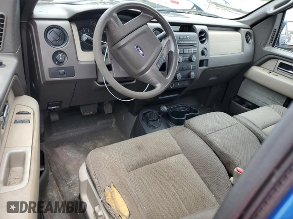 2010 Ford F-150 XL with VIN 1FTMF1EW2AKB85161, listed as a Copart auction lot 63741515 with 173,982 mi miles and Salvage title. Bid and sale history available at DreamBid. Image 8.