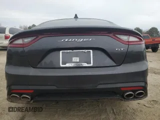 2019 Kia Stinger GT with VIN KNAE35LC5K6049644, listed as a Copart auction lot 89348775 with 92,377 mi miles and Non Repairable. Bid and sale history available at carsss.com. Image 6.