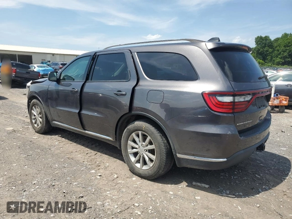 2017 Dodge Durango SXT with VIN 1C4RDHAG9HC860026, listed as a Copart auction lot 59656105 with 130,452 mi miles and Salvage title. Bid and sale history available at DreamBid. Image 2.