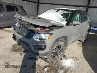 2021 Jeep Compass Sport with VIN 3C4NJDAB2MT591242, listed as a IAAI auction lot 41397874 with 64,653 mi miles and . Bid and sale history available at DreamBid. Image 17.