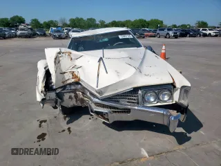 1970 Cadillac Eldorado z VIN H0257914, wystawiony jako Copart lot #52807145 z przebiegiem 46 277 mil mil oraz Szkoda całkowita • Salvage title. Historia ofert i sprzedaży dostępna na DreamBid. Obrazek 5.