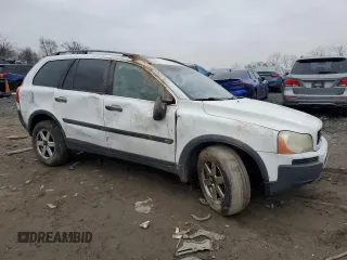 2004 Volvo XC90 with VIN YV1CZ59H741044399, listed as a Copart auction lot 86621574 with 156,673 mi miles and Salvage Title. Bid and sale history available at carsss.com. Image 4.
