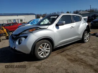 2017 Nissan Juke SL with VIN JN8AF5MR1HT706076, listed as a Copart auction lot 49878825 with 97,575 mi miles and Salvage Title. Bid and sale history available at carsss.com. Image 1.