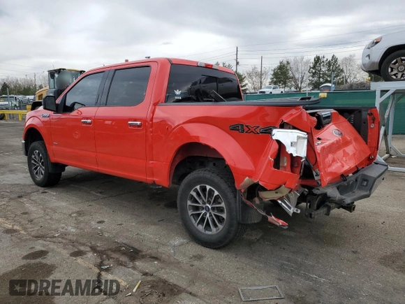 2017 Ford F-150 XL with VIN 1FTEW1EP9HKE18282, listed as a Copart auction lot 49731375 with 106,717 mi miles and Salvage Title. Bid and sale history available at carsss.com. Image 2.
