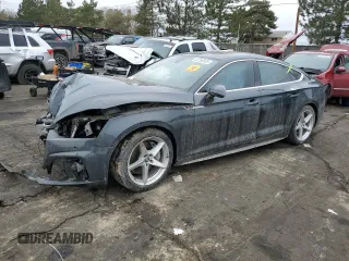 2018 Audi A5 Sportback Prestige with VIN WAUFNCF51JA135545, listed as a Copart auction lot 45250695 with 51,249 mi miles and Salvage Title. Bid and sale history available at carsss.com. Image 1.
