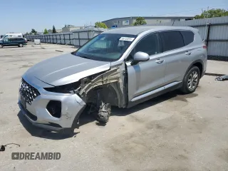 2020 Hyundai Santa Fe SE with VIN 5NMS23AD4LH248018, listed as a Copart auction lot 56416555 with 53,275 mi miles and Salvage title. Bid and sale history available at DreamBid. Image 1.