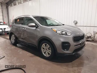 2017 Kia Sportage LX with VIN KNDPM3AC5H7107772, listed as a IAAI auction lot 41098482 with 77,855 mi miles. Bid and sale history available at carsss.com. Image 1.