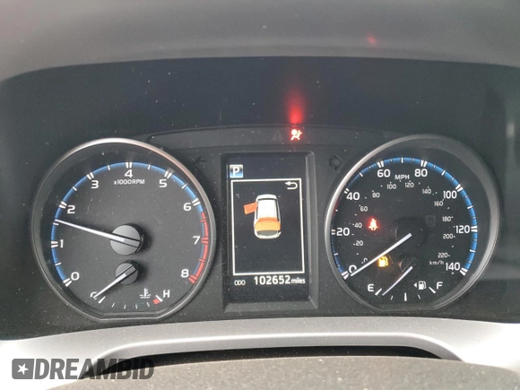 2018 Toyota RAV4 LE with VIN JTMBFREVXJJ226235, listed as a Copart auction lot 52299325 with 102,652 mi miles and Salvage Title. Bid and sale history available at carsss.com. Image 9.