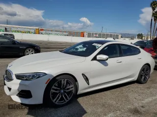 2023 BMW 8 Series 840i with VIN WBAGV4C01PCL65666, listed as a Copart auction lot 47543754 with 31,703 mi miles. Bid and sale history available at carsss.com. Image 1.
