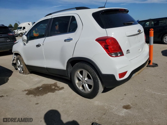 2020 Chevrolet Trax LT with VIN KL7CJLSB4LB031834, listed as a Copart auction lot 58144404 with 54,179 mi miles and Salvage Title. Bid and sale history available at carsss.com. Image 2.