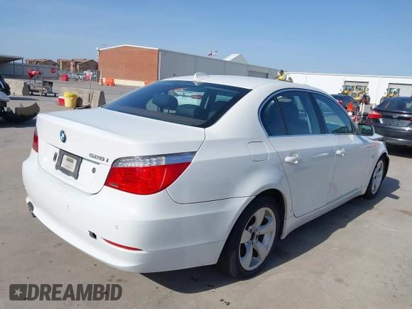 2008 BMW 5 Series 528i with VIN WBANU53558CT13907, listed as a IAAI auction lot 41793831 with Not Provided miles and . Bid and sale history available at carsss.com. Image 4.