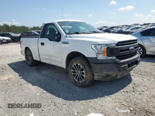 2018 Ford F-150 XL with VIN 1FTMF1C5XJFD87474, listed as a Copart auction lot 66632514 with 91,921 mi miles and Salvage title. Bid and sale history available at DreamBid. Image 4.