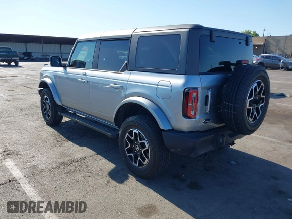 2023 Ford Bronco with VIN 1FMDE5DH5PLA98754, listed as a IAAI auction lot 42671959 with 36,257 mi miles and . Bid and sale history available at DreamBid. Image 3.