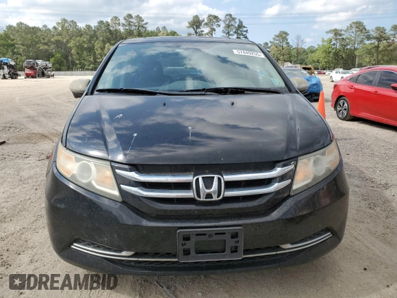 2014 Honda Odyssey EX-L with VIN 5FNRL5H69EB066107, listed as a Copart auction lot 57449255 with 172,833 mi miles and Clean title. Bid and sale history available at DreamBid. Image 5.