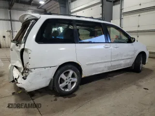 2002 Mazda MPV LX with VIN JM3LW28J320332691, listed as a Copart auction lot 45354325 with 152,780 mi miles and Salvage Title. Bid and sale history available at carsss.com. Image 3.