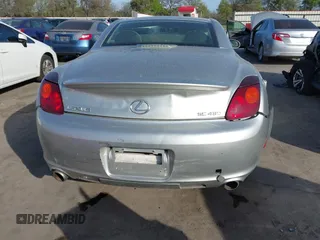 2005 Lexus SC 430 with VIN JTHFN48Y150070349, listed as a IAAI auction lot 41801480 with 295,113 mi miles and . Bid and sale history available at DreamBid. Image 16.