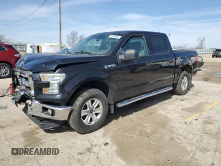 2015 Ford F-150 XLT with VIN 1FTEW1EF3FKF21525, listed as a Copart auction lot 50020835 with 155,727 mi miles and Salvage Title. Bid and sale history available at carsss.com. Image 1.