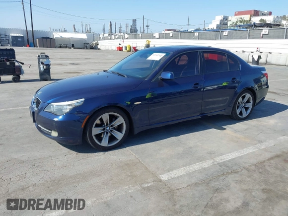 2008 BMW 5 Series 528i with VIN WBANU53538CT02386, listed as a IAAI auction lot 42542339 with 201,127 mi miles and . Bid and sale history available at DreamBid. Image 2.