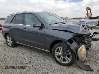 2012 Mercedes-Benz M 350 with VIN 4JGDA5HB1CA035741, listed as a Copart auction lot 51069665 with 150,644 mi miles and Salvage Title. Bid and sale history available at DreamBid. Image 4.