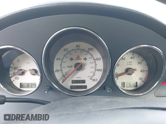 2003 Mercedes-Benz SLK 320 with VIN WDBKK65F43F281612, listed as a IAAI auction lot 41674178 with 153,517 mi miles and . Bid and sale history available at DreamBid. Image 7.